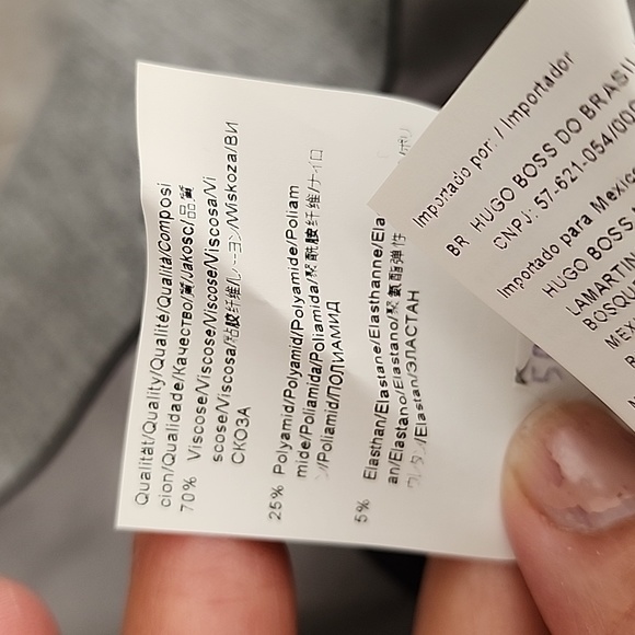 HUGO BOSS HEATHER GRAY LIGHTWEIGHT MENS BLAZER EUC SIZE 40R - Picture 16 of 16